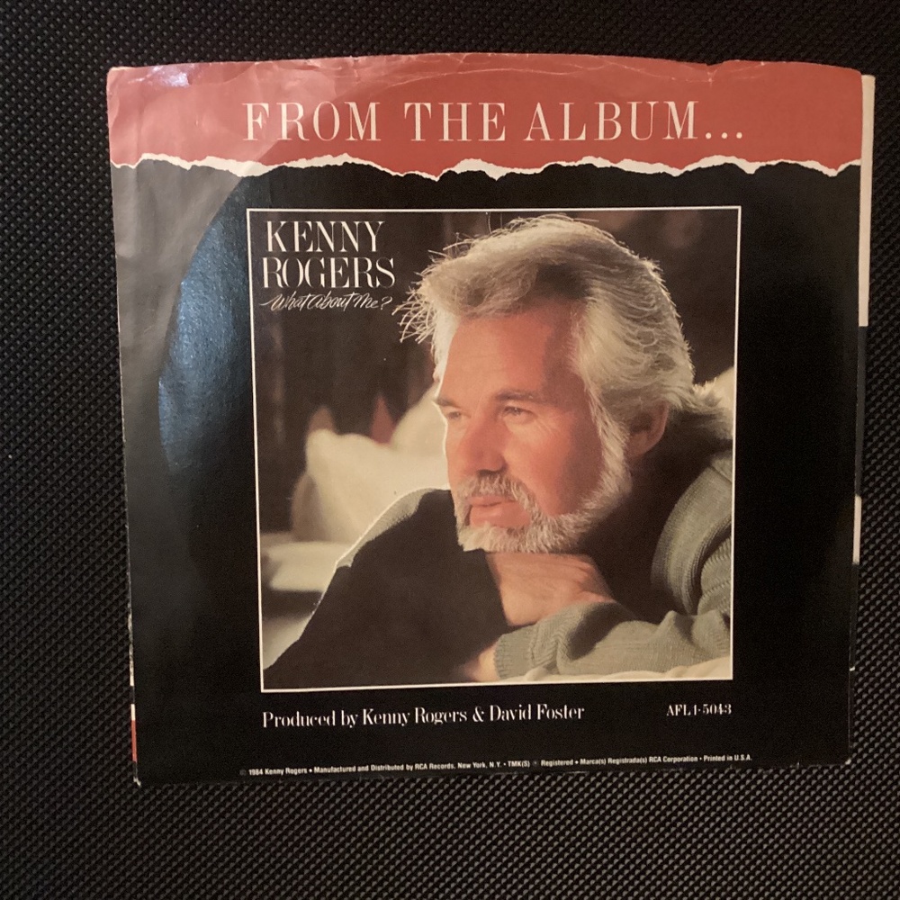7” KENNY ROGERS KIM CARNES JAMES INGRAM 45 RPM What About Me/The Rest of Last Ni
